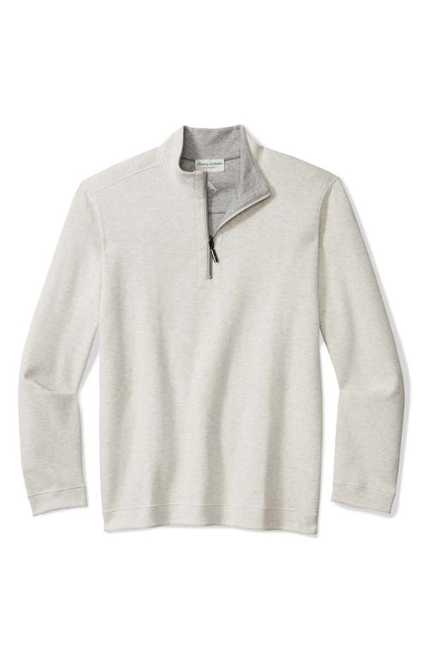 トッミーバハマ メンズ アウター パーカー・スウェット ハーフジップ Tommy Bahama Flipview Reversible Half Zipullover Lychee Hthr
