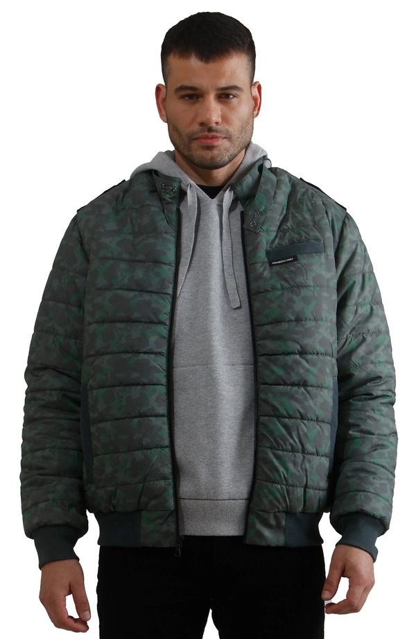 メンバーズオンリー メンズ アウター ジャケット・ブルゾン キルティング Members Only SoHo Quilted Jacket Olive Camo オリーブ