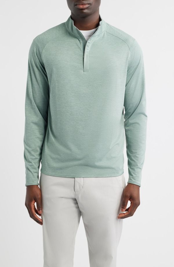 ピーター・ミラー メンズ アウター パーカー・スウェット ハーフジップ Peter Millar Crown Crafted Stealth Performance Quarter Zipullover Willow