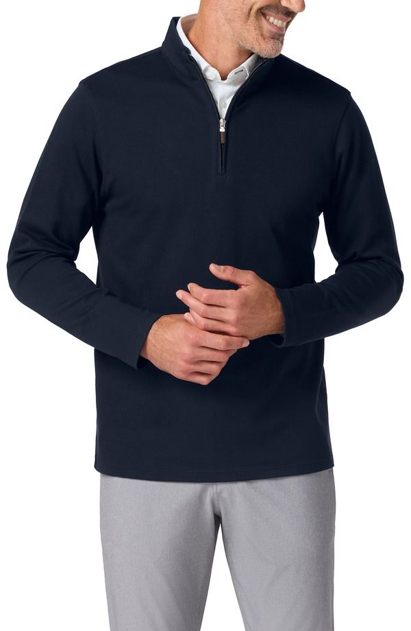 ミズンメイン メンズ アウター パーカー・スウェット ハーフジップ MizzenMain KPI Quarter Zipullover Navy ネイビー