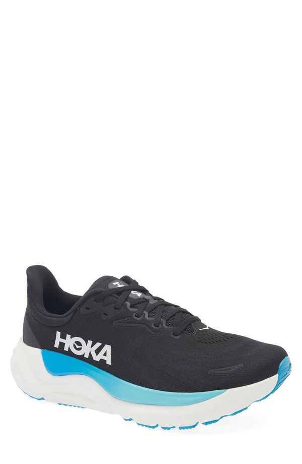 ホカオネオネ メンズ シューズ スニーカー HOKArahi 8 Stability Running Shoe Black Skyward Blue ブラック