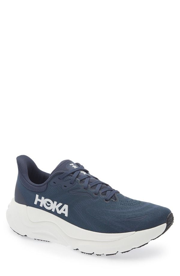 ホカオネオネ メンズ シューズ スニーカー HOKArahi 8 Stability Running Shoe Varsity Navy White ホワイト