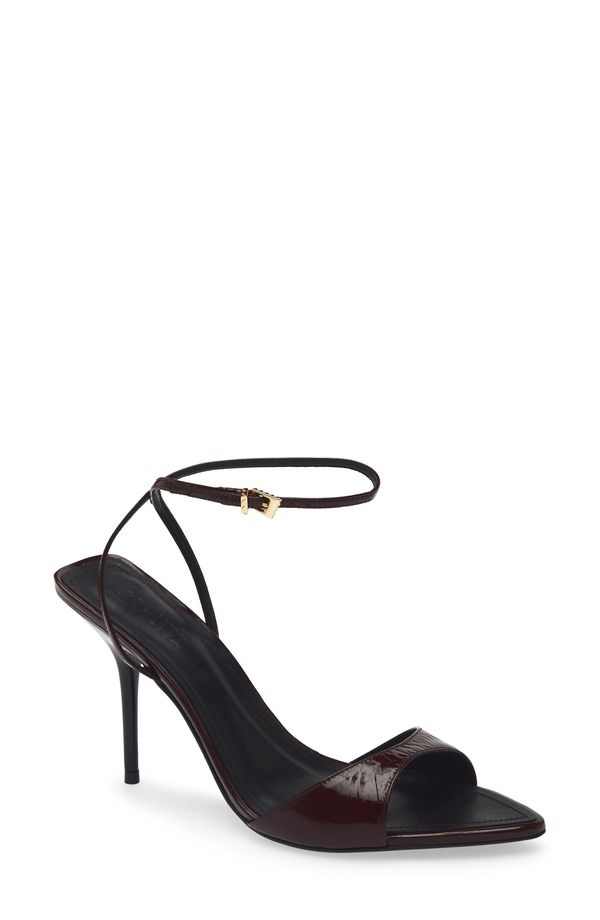 シュッツ レディース シューズ サンダル アンクル Schutz Elodie Ankle Strap Slide Sandal Maplewood