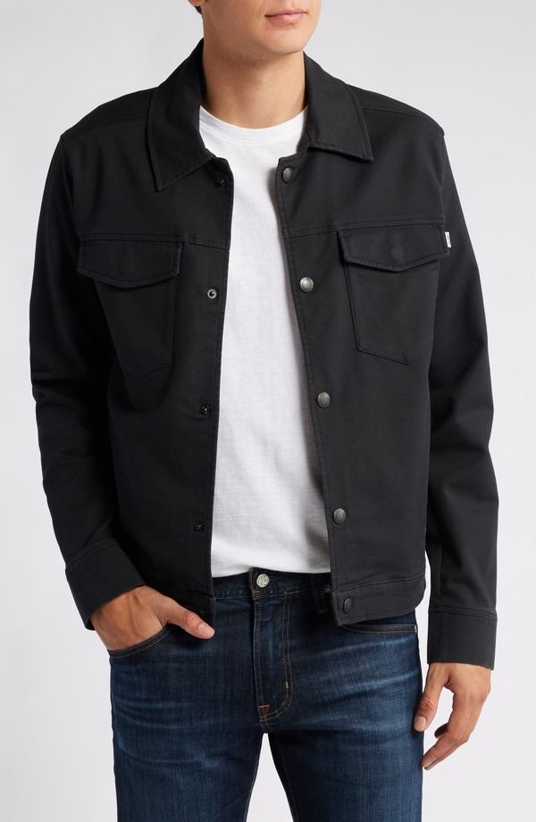 ディーエル 1961 メンズ アウター ジャケット・ブルゾン DL1961 Vaughn Trucker Jacket Black Onyx Dynamic ブラック 30,420円
