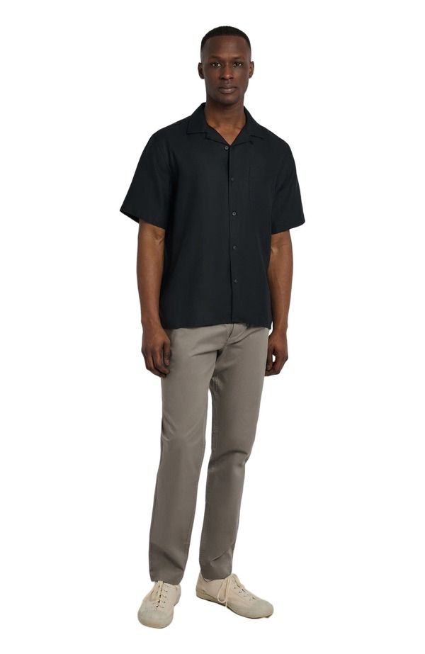 オニア メンズ トップス シャツ Onia Tencel Vacation Shirt Black ブラック