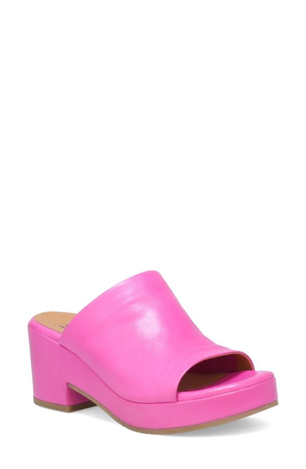 ミズムーズ レディース シューズ ヒール プラットフォーム サンダル Miz Mooz Gwen Platform Sandal Fuchsia フューシャ