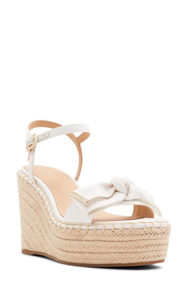 テッドベーカー レディース シューズ サンダル Ted Baker London Gia Espadrille Sandal White ホワイト