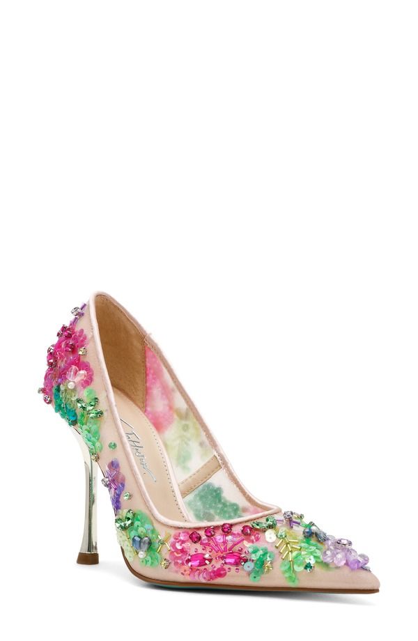 ベッツィジョンソン レディース シューズ パンプス Betsey Johnsonetta Pointed Toe Pump Beige Multi ベージュ