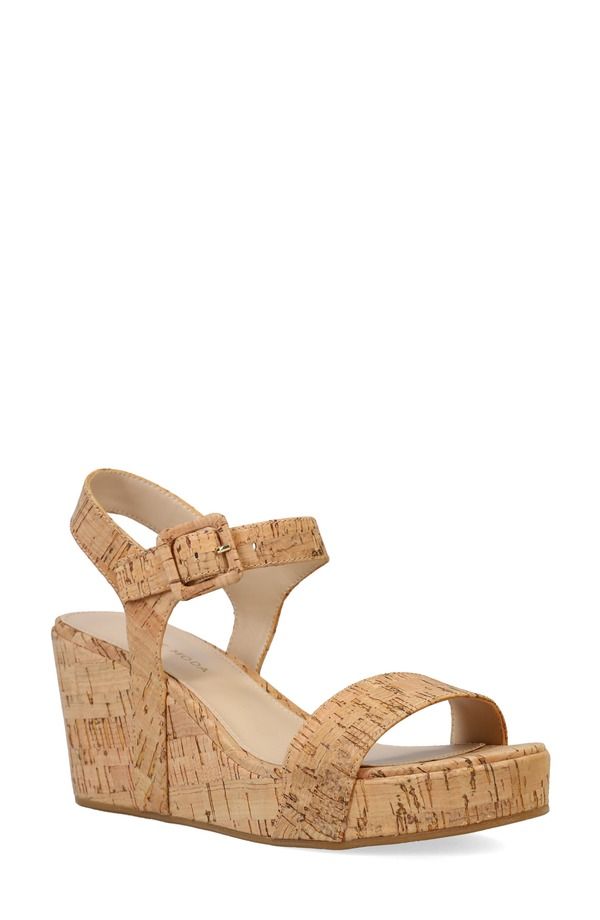 ペレモーダ レディース シューズ ヒール プラットフォーム サンダル アンクル Pelle Moda Wiltz Ankle Straplatform Wedge Sandal Natural