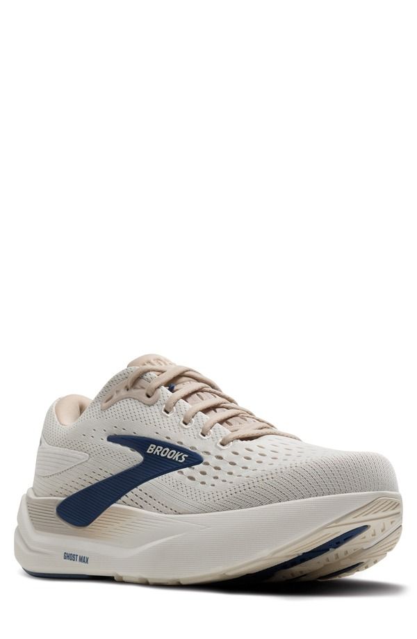 ブルックス メンズ シューズ スニーカー Brooks Ghost Max 3 Running Shoe Coconut Chateau Navy ネイビー
