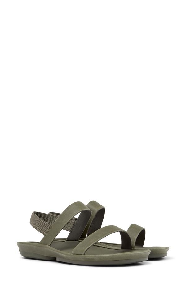 カンペール レディース シューズ サンダル Camperight Isla Slingback Sandal Medium Green グリーン