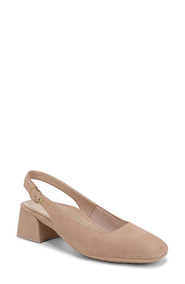 バイオニック レディース シューズ ヒール Vionic Reyes Block Heel Slingback Pump Rugby Tan タン