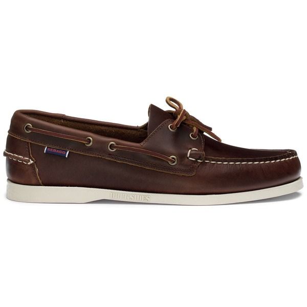 セバゴ メンズ シューズ スリッポン・ローファー Sebago Portland Waxed Boat Shoes Brown Brunette ブラウン