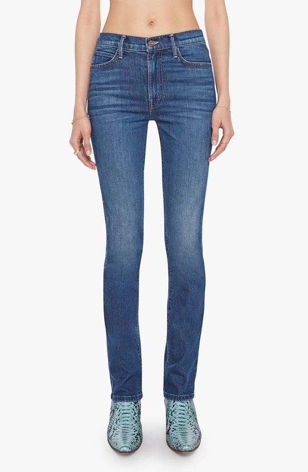 マザー レディース ボトムス デニムパンツ ジーンズ MOTHER The Rascal Skimp Skinny Jeanshine On
