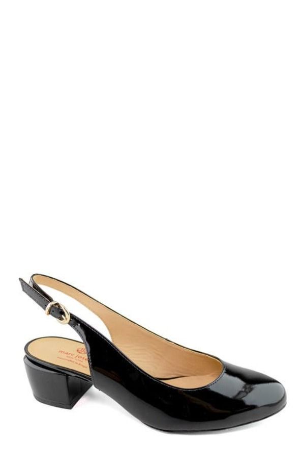 マークジョセフニューヨーク レディース シューズ パンプス レザー Marc Joseph New York Broad St Slingback Leather Pump Black Soft Patent ブラック