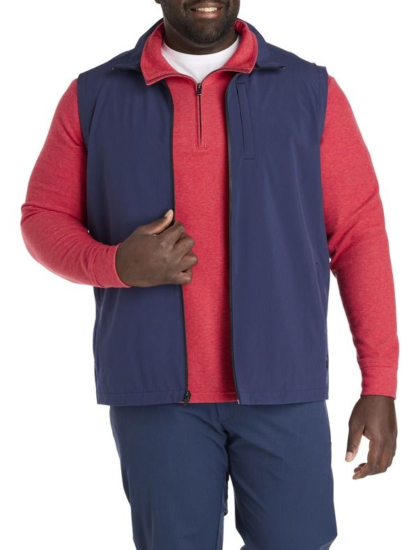 ヴァインヤードヴァインズ メンズ アウター ベストール vineyard vines Big Tall Mariner Soft Shell Performance Vest Navy ネイビー