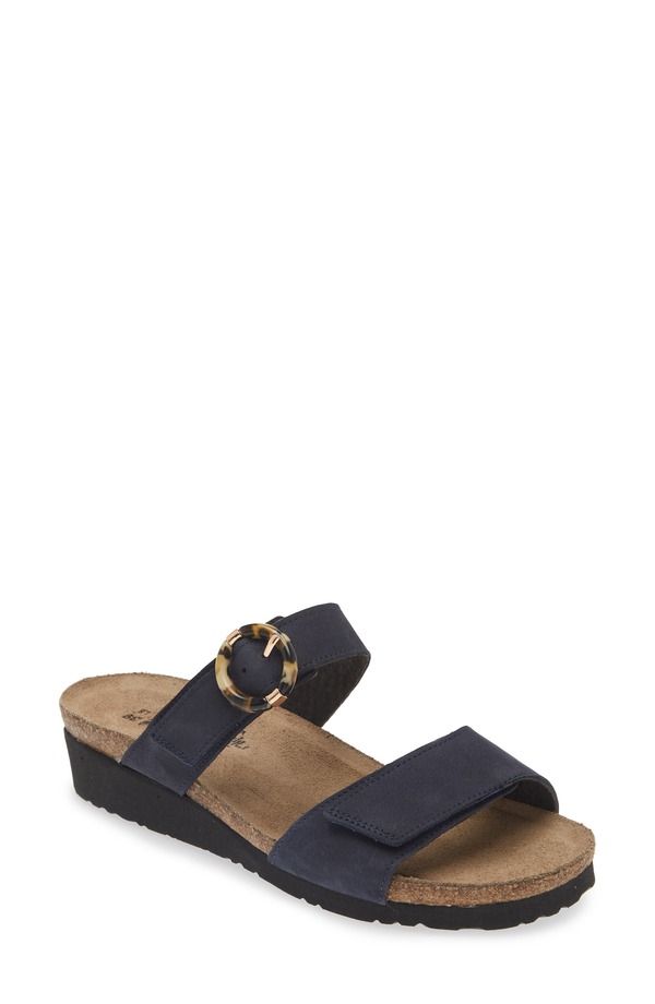 ナオト レディース シューズ ヒール Naot Anabel Wedge Navy Nubuck ネイビー