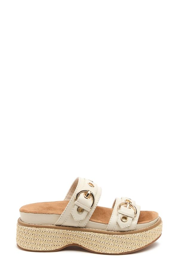 ケルシーダッガー レディース シューズ サンダル プラットフォーム Kelsi Dagger Brooklyn Penny Platform Slide Sandal Salt