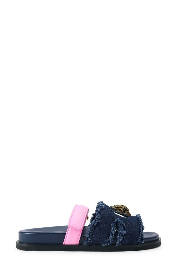 カートジェイガーロンドン レディース シューズ サンダル カットアウト Kurt Geiger London Eagle Cutout Slide Sandalight Pink Pastel Blue ブルー