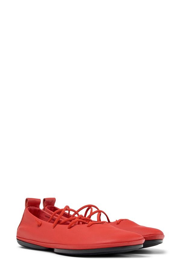 カンペール レディース シューズ パンプス Camperight Nina Flat Bright Red レッド