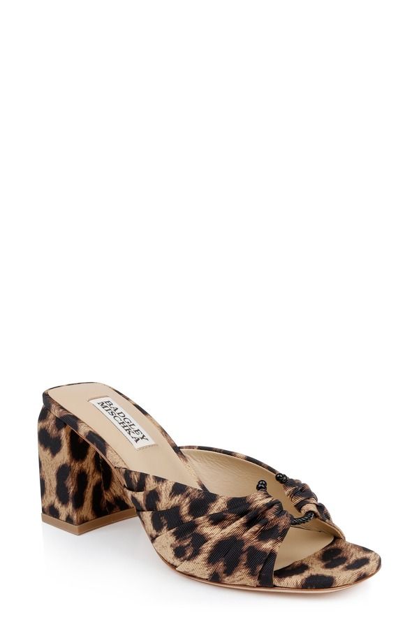 バッドグレイミッシカ レディース シューズ サンダル Badgley Mischka Collection Vayla Slide Sandal Naturaleopard アニマル