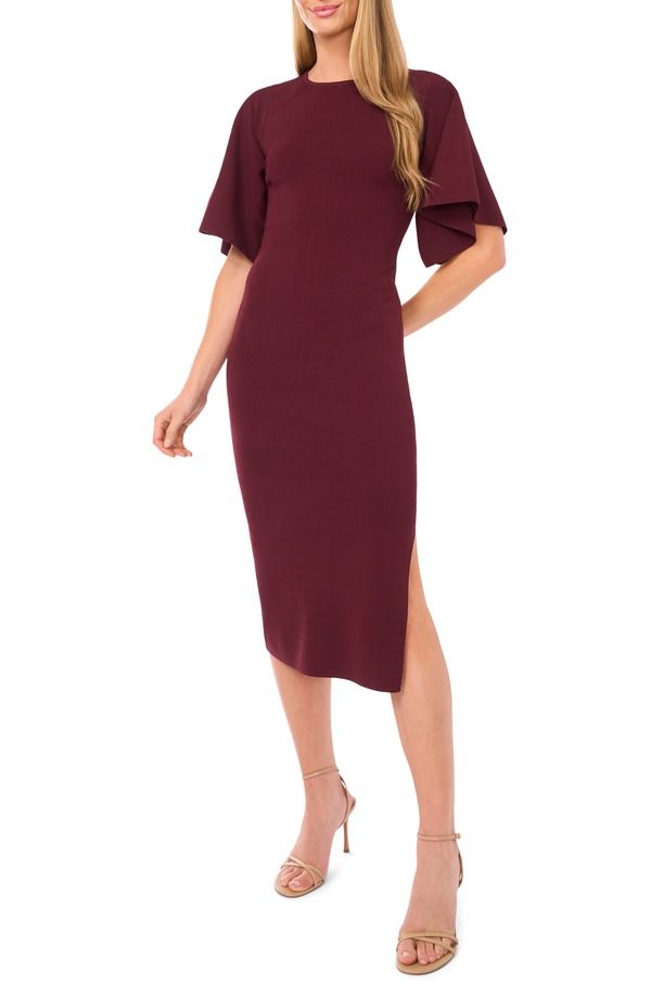テッドベーカー レディース トップス ワンピース ミディ Ted Baker Flare Sleeve Midi Dress Port