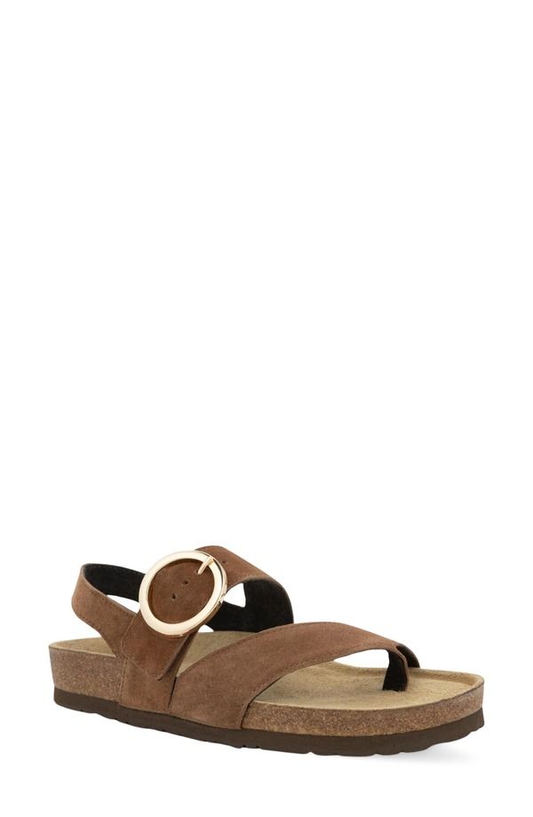 ナオト レディース シューズ ヒール サンダル Naot Baltimore Slingback Sandal Brown Cedar Suede ブラウン