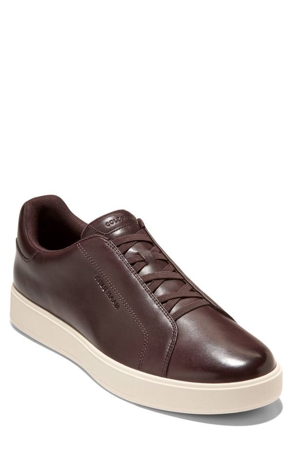 コールハーン メンズ シューズ スニーカー Cole Haan GrandPro Luxe SlipOn Sneaker Chocolate Ivory アイボリー