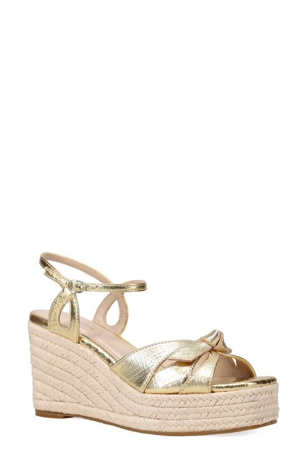 ペレモーダ レディース シューズ サンダル プラットフォーム アンクル Pelle Moda Elbiespadrille Ankle Straplatform Wedge Sandalight Gold ゴールド