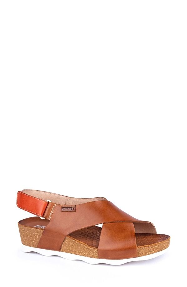 ピコリーノス レディース シューズ ヒール プラットフォーム サンダル PIKOLINOS Mahon Platform Sandal Brandy