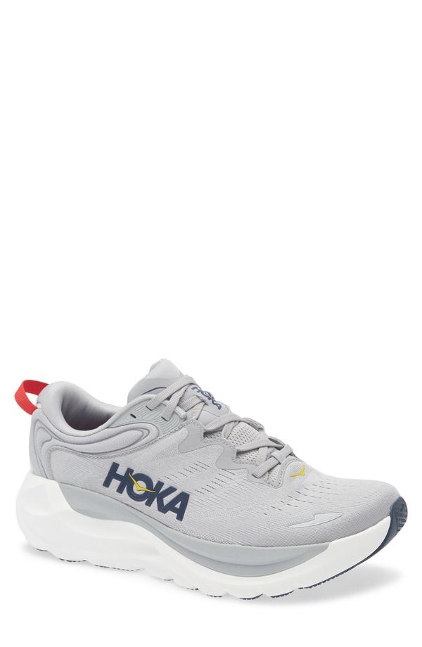 ホカオネオネ メンズ シューズ スニーカー HOKA Gaviota 6 Stability Running Shoe Stellar Grey Stardust グレー