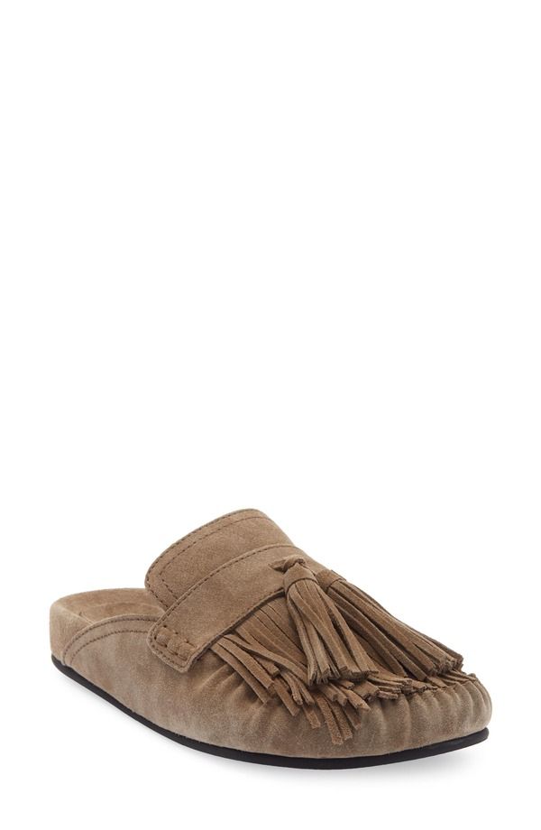 ジェフリー キャンベル レディース シューズ パンプス フリンジ Jeffrey Campbell Toggle Fringe Mule Light Khaki Suede カーキ