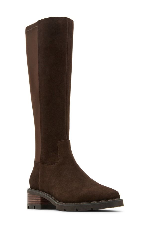 ブロンド レディース シューズ ブーツ・レインブーツ Blondo Harriet Waterproof Knee High Boot Java Suede