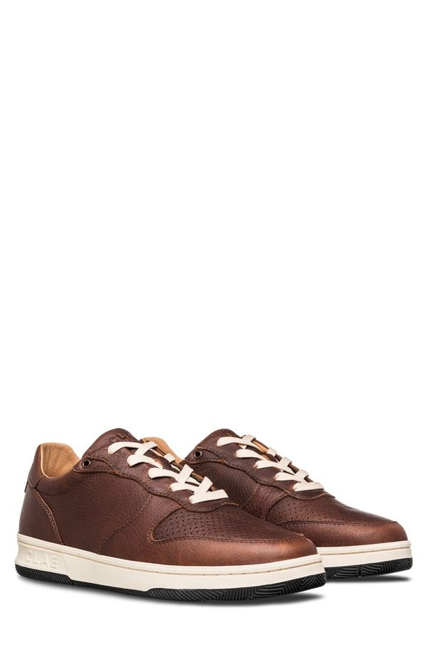 クラエ メンズ シューズ スニーカー CLAE Malone Sneaker Cocoa Leather ココア