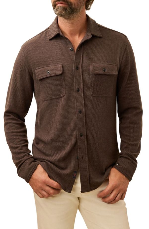 ファレティ メンズ トップス シャツ Faherty Legend ButtonUp Shirt Valley Brown Twill ブラウン
