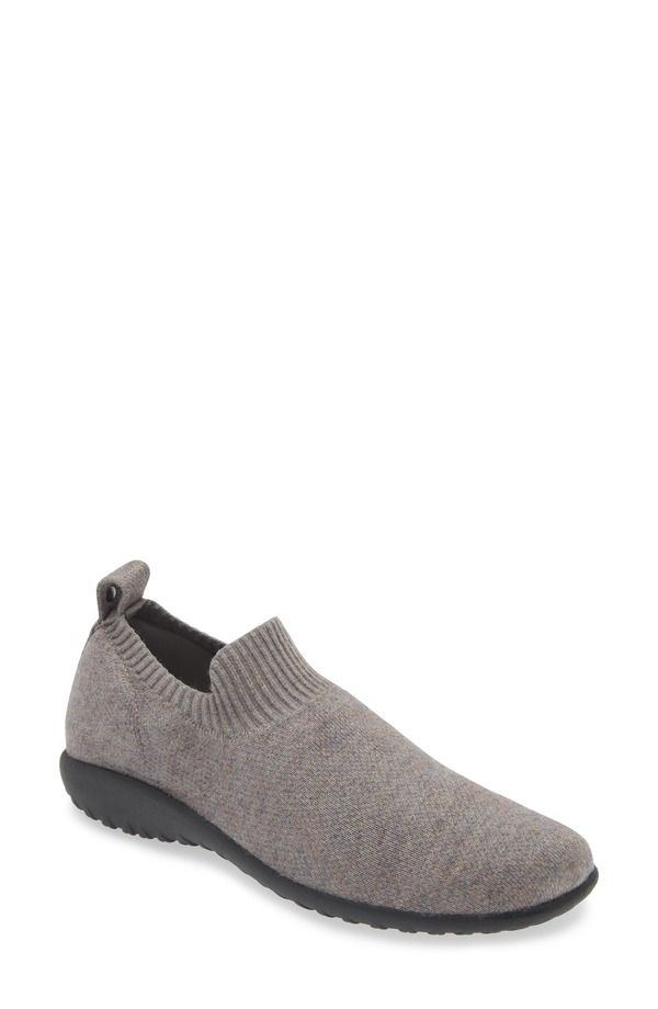 ナオト レディース シューズ スリッポン・ローファー スニーカー Naot Nuku SlipOn Sneaker Grey Blacknit ブラック