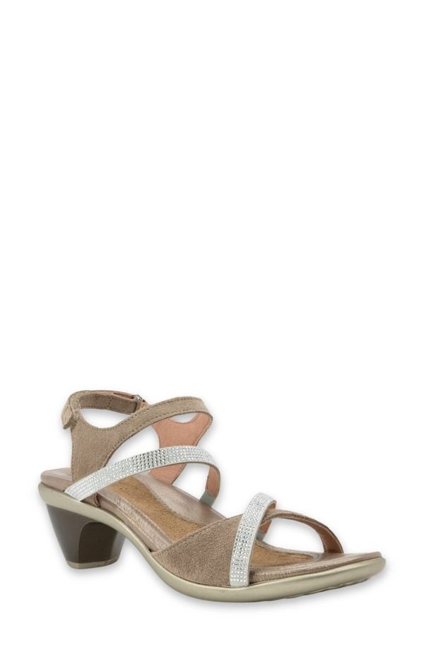 ナオト レディース シューズ ヒール サンダル Naot Innovate Sandalmond Suede Clearhinestone 40,170円