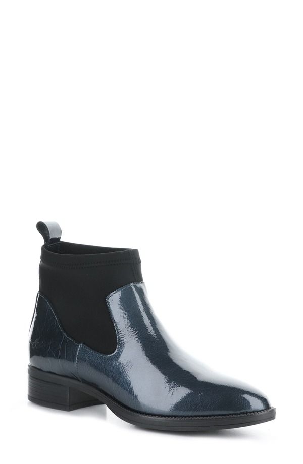 ボスアンドコー レディース シューズ ブーツ・レインブーツ Bos Co Alike Waterproof Bootie Blue Black ブラック
