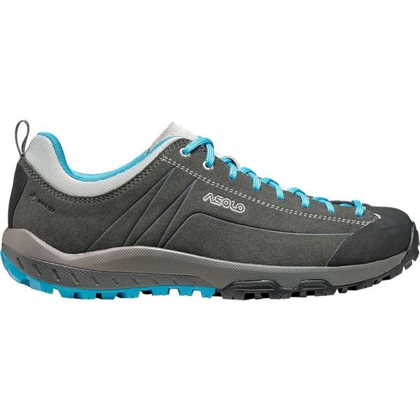 アゾロ レディース シューズ ブーツ・レインブーツ Asolo Space Gv Hiking Shoe Womens GraphiteCyan Blue グラファイト