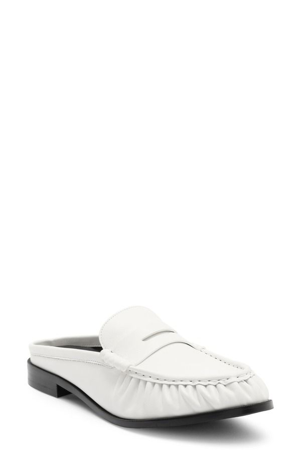 ジェフリー キャンベル レディース シューズ ヒール ローファー Jeffrey Campbell Goddard Penny Loafer Mule White ホワイト