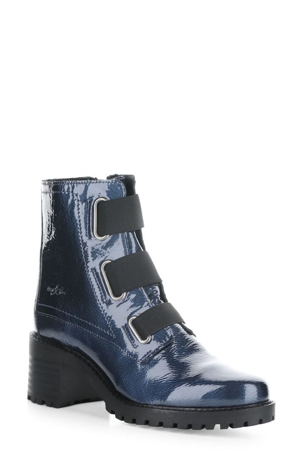 ボスアンドコー レディース シューズ ブーツ・レインブーツ Bos Co Indie Waterproof Bootie BlueBlack Mascara P ブラック