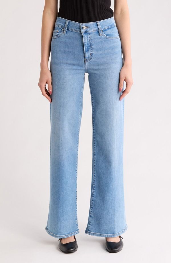 フレーム レディース ボトムス デニムパンツ ワイドレッグ ハイウエスト ジーンズ FRAME Le Slim Palazzo High Waist Wide Leg Jeans Honeymoon 37,570円