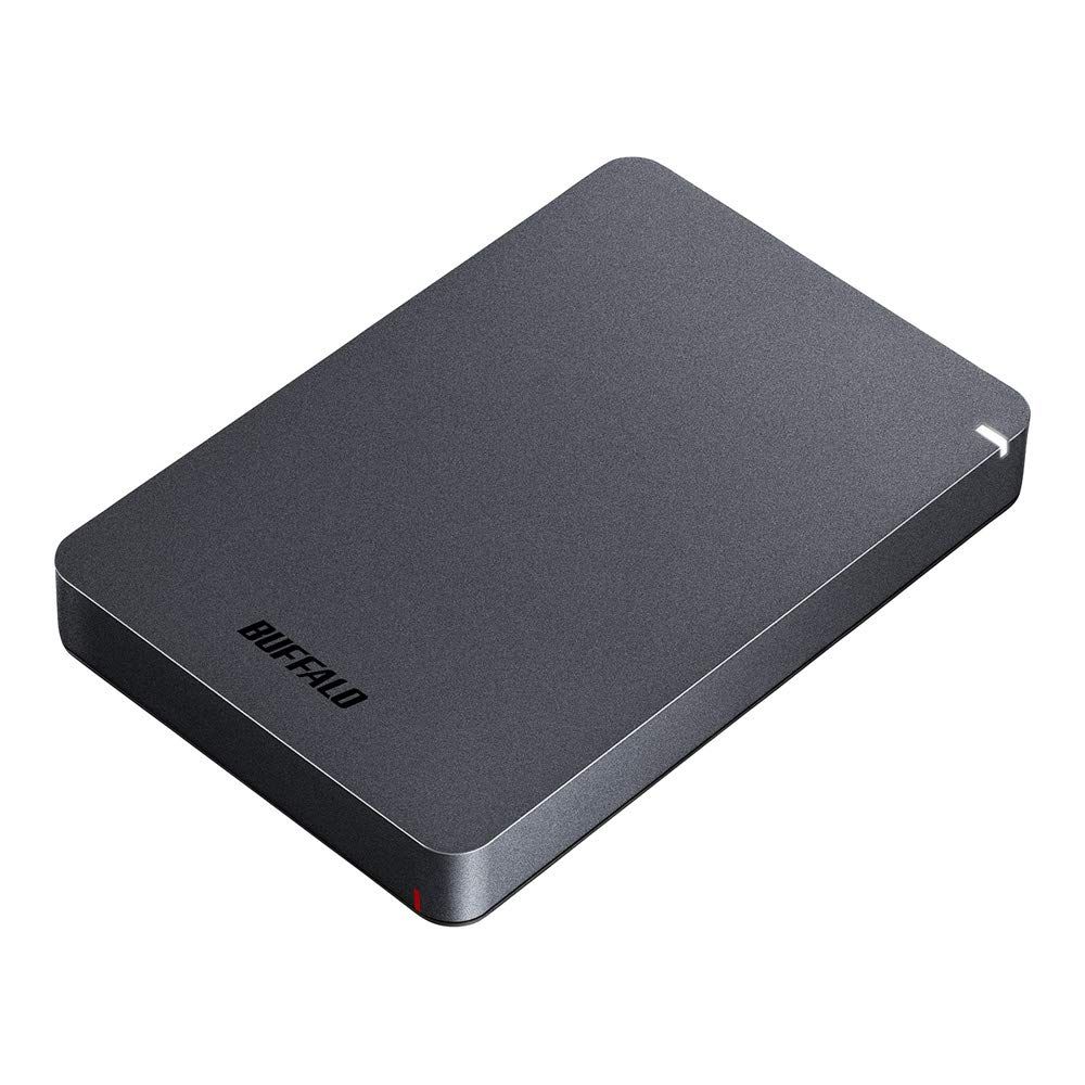 新品 BUFFALO USB3.1(Gen.1)対応 耐衝撃ポータブルHDD 2TB ブラック HD-PGF2.0U3-BBKA
