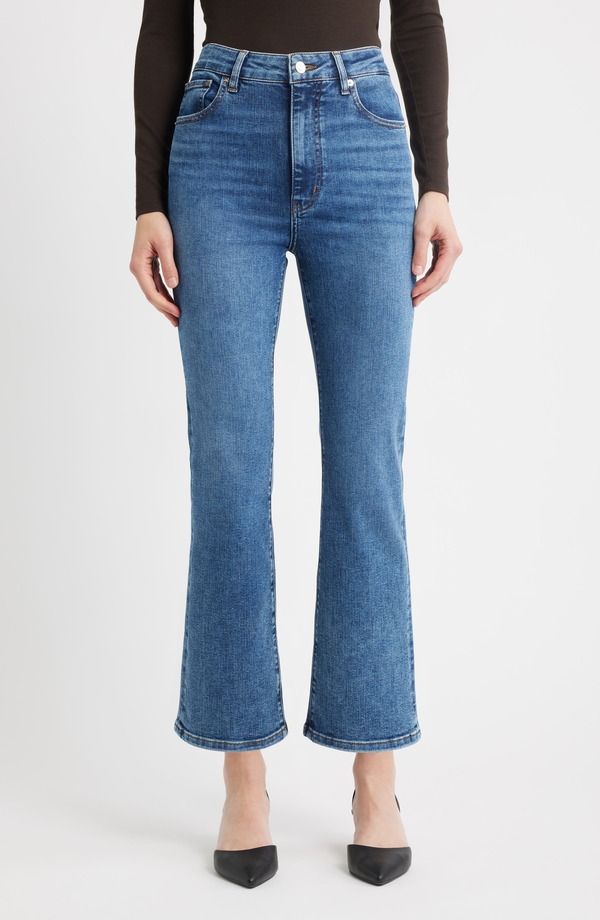 フレーム レディース ボトムス カジュアルパンツ ハイウエスト ブーツ ジーンズ FRAME The Reboot High Waist Crop Flare Jeans Lover