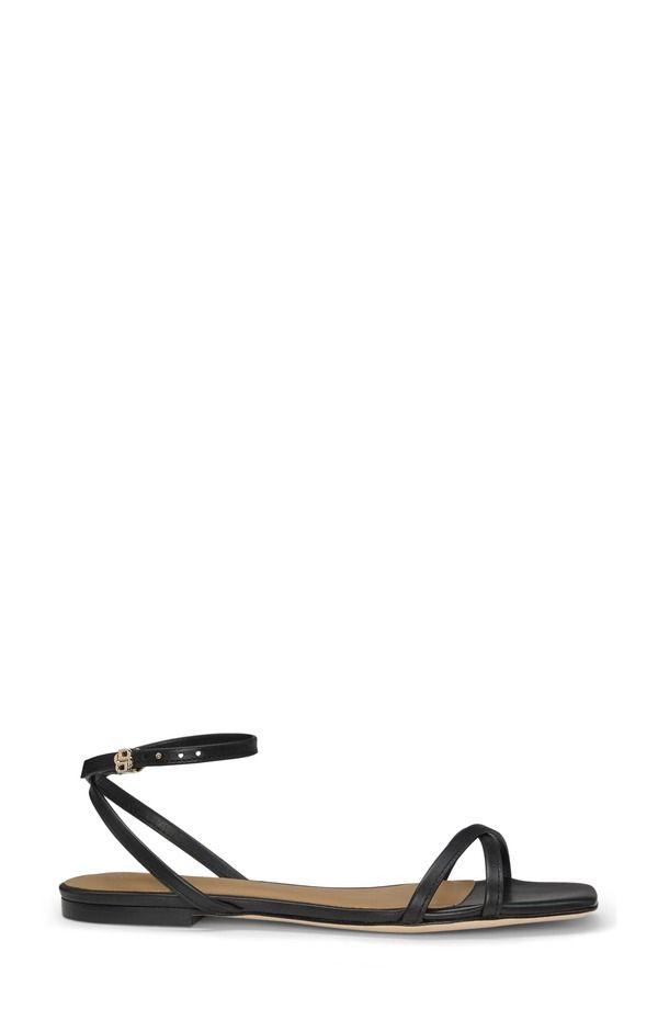 ボス レディース シューズ サンダル アンクル BOSS Charlize Ankle Strap Sandal Black ブラック