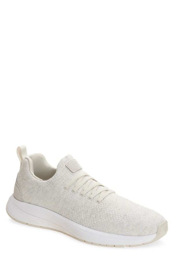 ピーター・ミラー メンズ シューズ スニーカー ニット Peter Millar Odeon Knit Sock Sneaker Icy White ホワイト