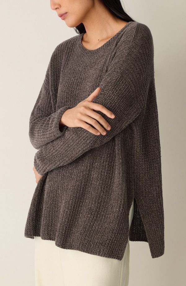 エイリーンフィッシャー レディース アウター パーカー・スウェット セーター Eileen Fisher Chenille Rib Sweaterye