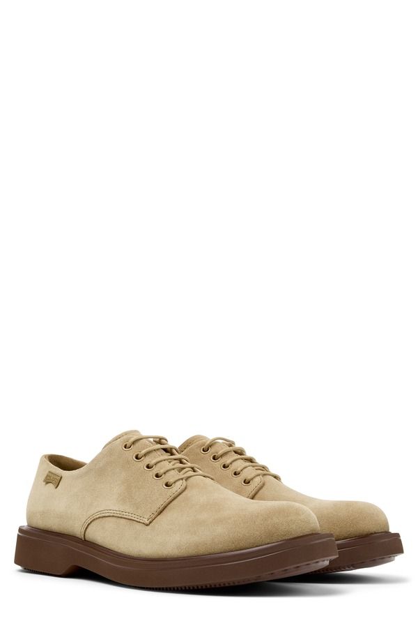 カンペール メンズ シューズ オックスフォード Camper Norman Plain Toe Oxford Medium Brown ブラウン