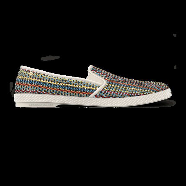 リビエラ レディース シューズ スリッポン・ローファー レザー Rivieras Lord Woven Leatherette SlipOn Loafer Multi マルチカラー