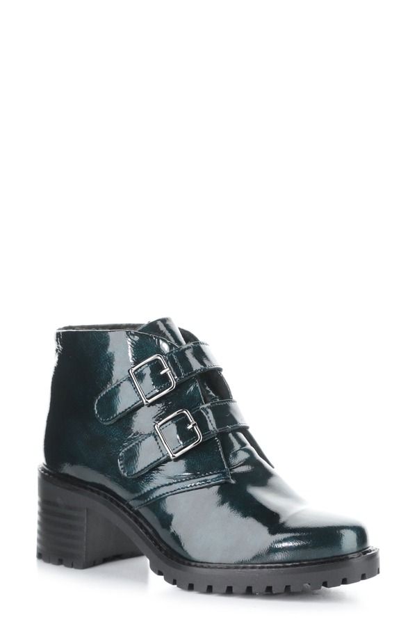 ボスアンドコー レディース シューズ ブーツ・レインブーツ Bos Co Issey Bootie Dark Green グリーン